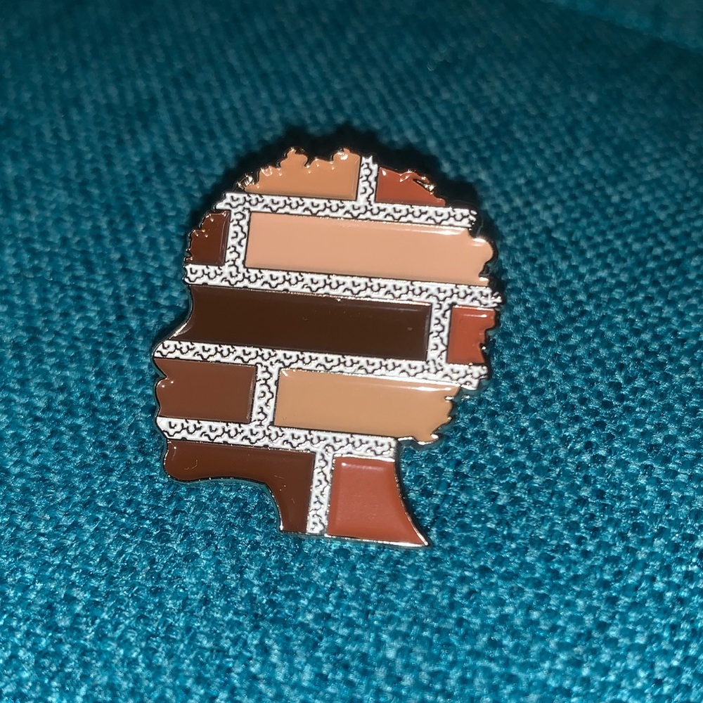 Male Silhouette Lapel Pin!